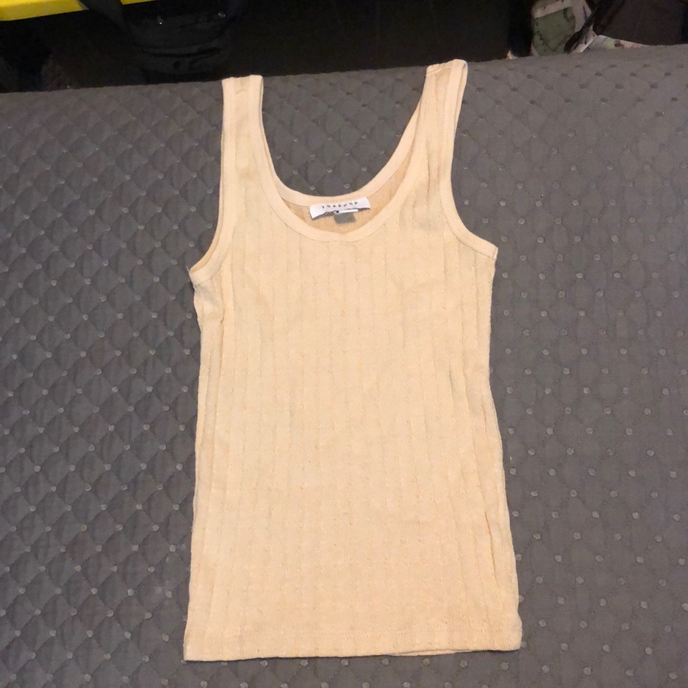 Tan tank top from Topshop NEVER WORN